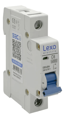 Interruptor automatico 1X6A C 6K Lexo