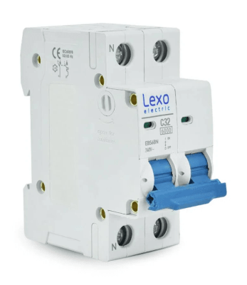 Interruptor automatico 2X32A C 6K Lexo
