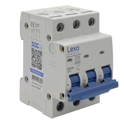 Interruptor automatico 3X25A C 6K Lexo