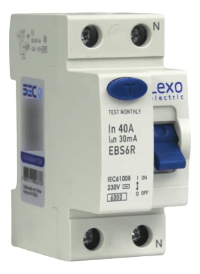 Interruptor diferencial 2x40A 30mA Lexo1
