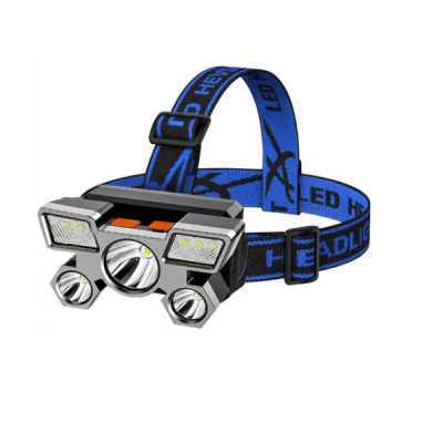 Linterna frontal Led USB c/cable C 4 modos iluminacion