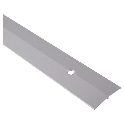 Cubrejunta plana lisa plata c/tornillo 1 m