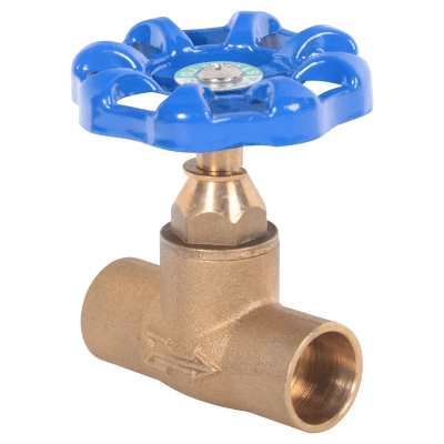 Llave de paso 1/2'' SO-SO manilla azul Taumm1