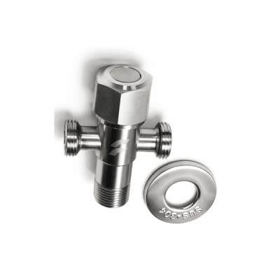 Llave angular 1/2'' dos salidas 1/2''1