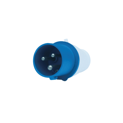 Enchufe industrial macho volante IP44 16A 2P+T 220V (10/100)