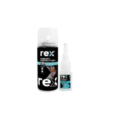 Adhesivo magico REX 100ml adhesivo + 25grs activador1