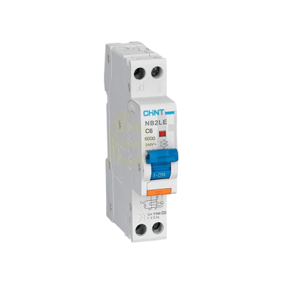 Interruptor automatico RCBO 1P+N 6A C 6K + diferencial 30mA Tipo A inmunizado