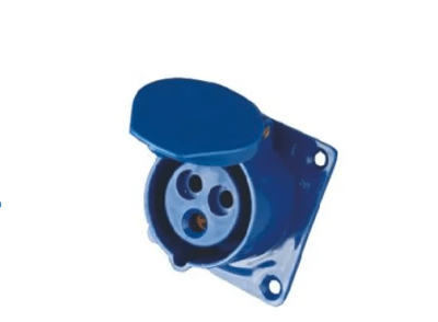 Enchufe industrial hembra embutida IP44 16A 2P+T 220V (10/120)