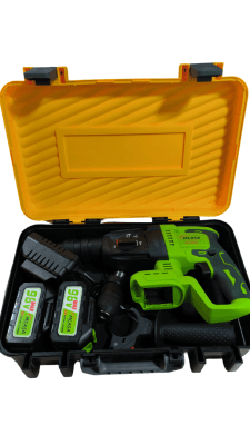 Rotomartillo inalambrico con 2 baterias 90V 1 cargador1