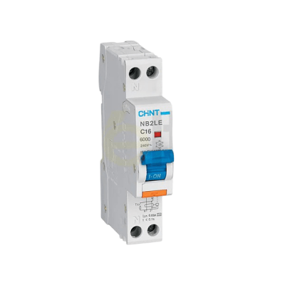 Interruptor automatico RCBO 1P+N 16A C 6K + diferencial 30mA Tipo A inmunizado Chint