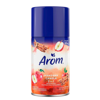 Repuesto Aromatizante Ambiental Manzana Canela 250cm Arom