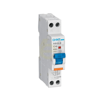 Interruptor automatico RCBO 1P+N 10A C 6K + diferencial 30mA Tipo A inmunizado Chint