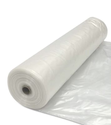Plastico transparente 0.15 micras ancho 4 metros largo 1 metro (Polietileno / nylon)