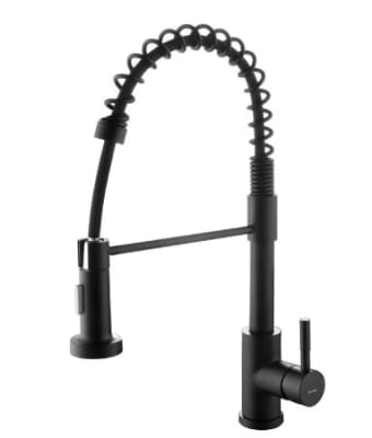 Monomando lavaplatos mango extensible negro SU