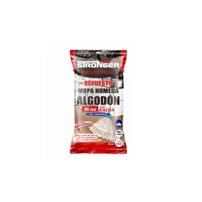Repuesto de mopa húmeda algodón 16 onzas uso industrial1