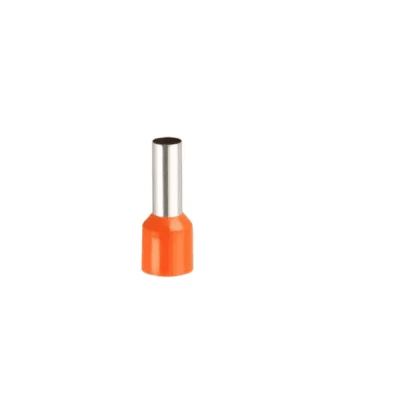 Terminal electrico ferrul 4mm2 naranjo 1 unidad