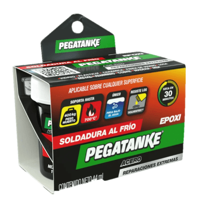 Pegamento epóxico acero 44ml Pegatanke