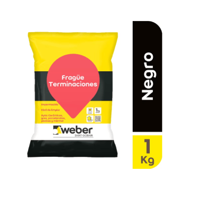 Frague negro bolsa 1 kg Weber