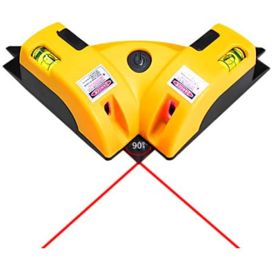 Nivel laser escuadra angulo 90°