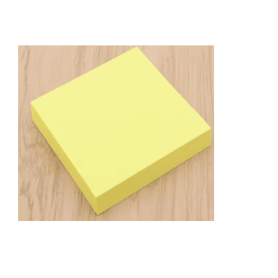 Nota adhesiva 50x75mm amarillo 100 hojas1