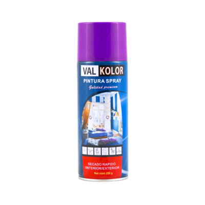 Pintura spray morado 235gr. Val Kolor1