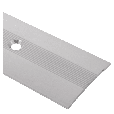 Cubrejunta plana plata c/tornillo 1 m