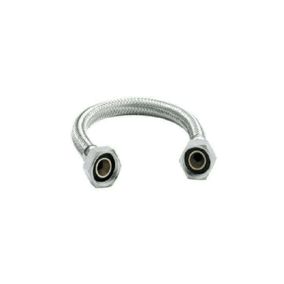 Flexible de agua 1/2x3/8'' HI-HI 30 cm Inoxcrom