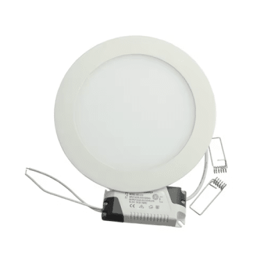Panel Led embutido redondo 18w 3000k luz calida