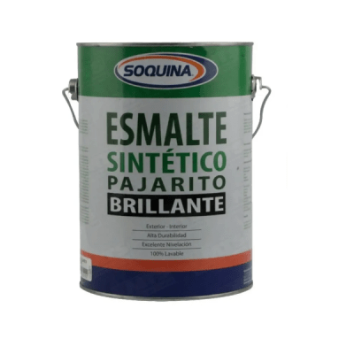 Esmalte sintetico blanco brillante 1 gl. Soquina