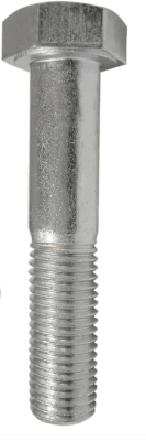 Perno hexagonal 3/8x2'' G2 zincado 1 unidad