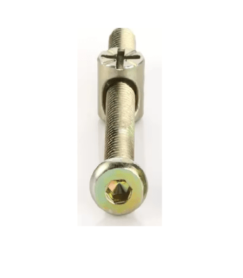 Perno para cama M6x75mm con tuerca cilindrica 1 unidad1