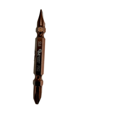 Punta doble PH2+SL6 magnética toma hexagonal 1/4'' Hemic1