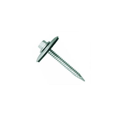 Tornillo polic/madera hexag. 12x2''  punta espada 1 unidad