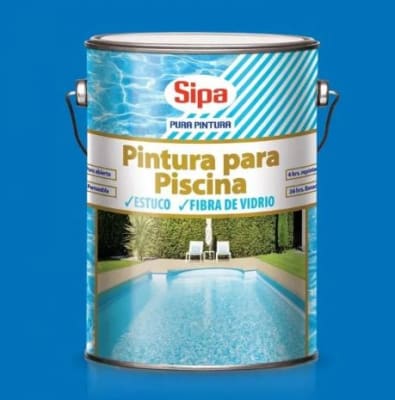 Pintura piscina azul 1 gl. Sipa