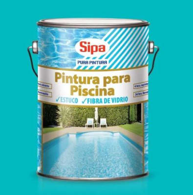 Pintura piscina celeste 1 gl. Sipa