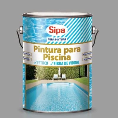 Pintura piscina gris 1 gl. Sipa