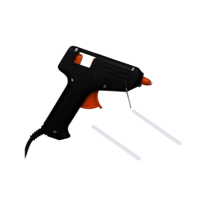 Pistola para silicona 15w con 2 barras de silicona Makawa