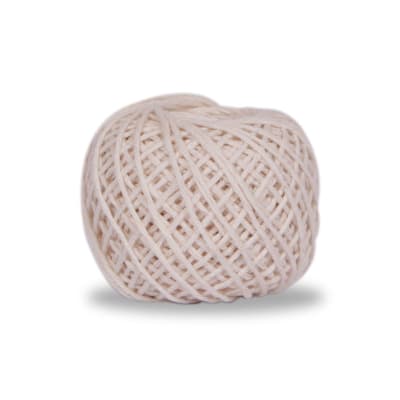 Hilo pita algodon blanco 40 gr.