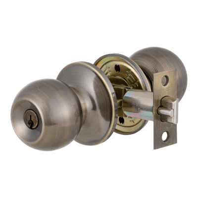 Cerradura de dormitorio bronce envegecido Fixser