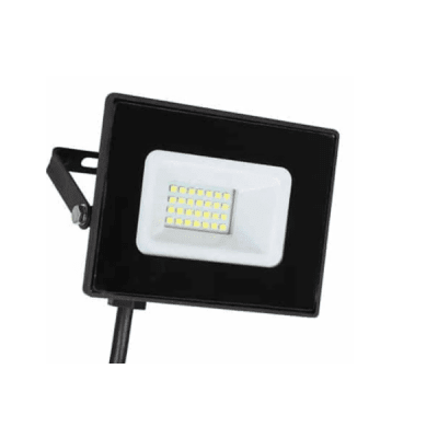Proyector led 30W 6500K luz fria IP65 negro (reflector)1