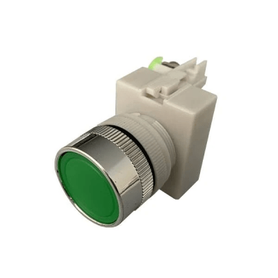 Pulsador verde 22mm