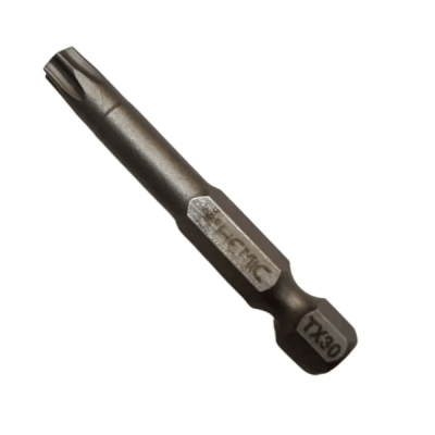 Punta Torx TX30 toma hexagonal 1/4''x50mm Hemic 1 unidad1