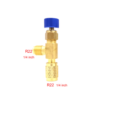 Valvula de carga refrigerante R22