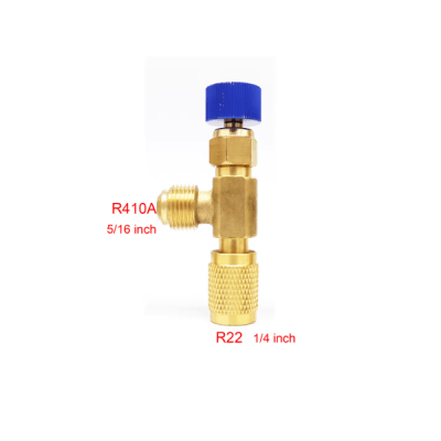 Valvula de carga refrigerante R410