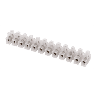 Regleta de conexion blanco 6mm 12 polos1