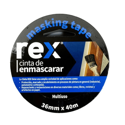 Cinta de enmascarar 36mm x 40m REX