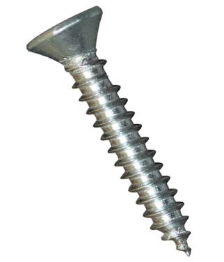 Tornillo roscalata plana phillips #8x3/8'' 1 unidad