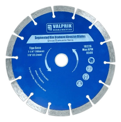 Disco diamantado segmentado 7 1/4'' Valprik