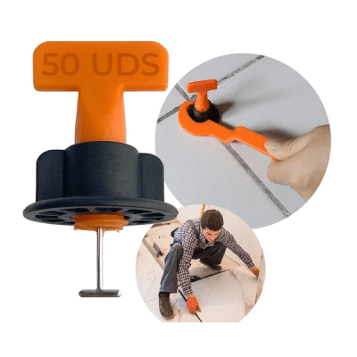 Juego de separador de nivelacion ceramica 50 pzas