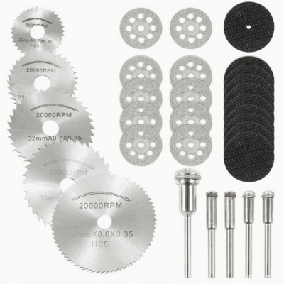Set mini hojas sierra dremel 30 pzas1